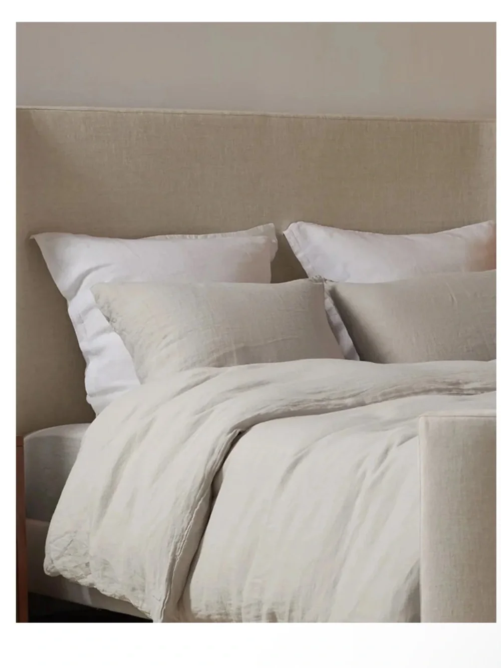Parachute Linen Pillowcases & Shams in Cream